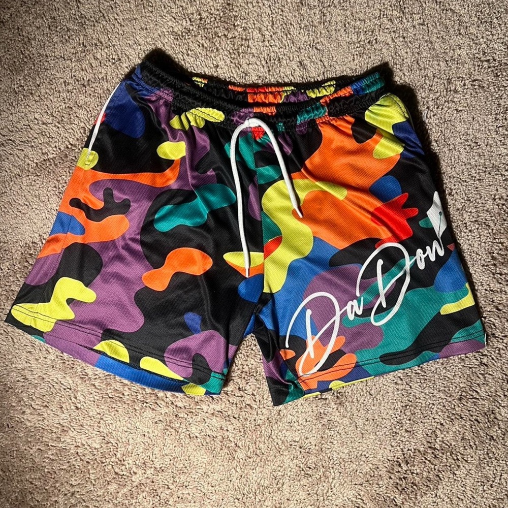 Colorful Camouflage Shorts